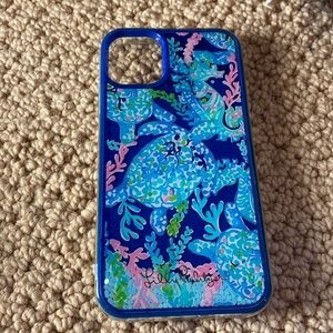 Lilly Pulitzer iPhone 11 case with glitter